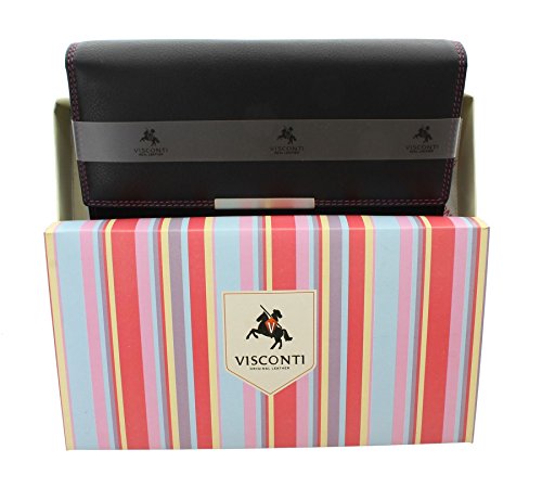 Visconti Rio Soft Leather Ladies Purse with RFID Blocking