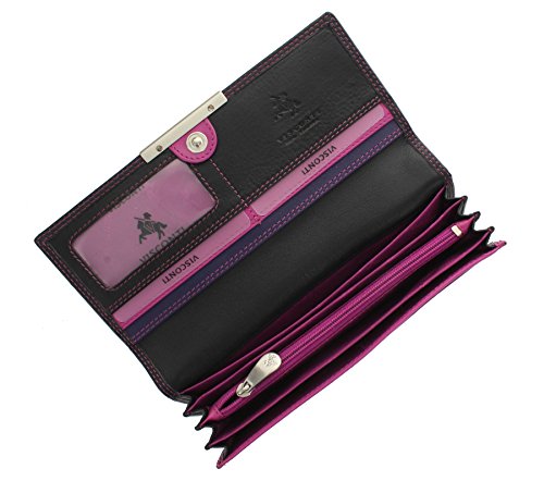 Visconti Rio Soft Leather Ladies Purse with RFID Blocking
