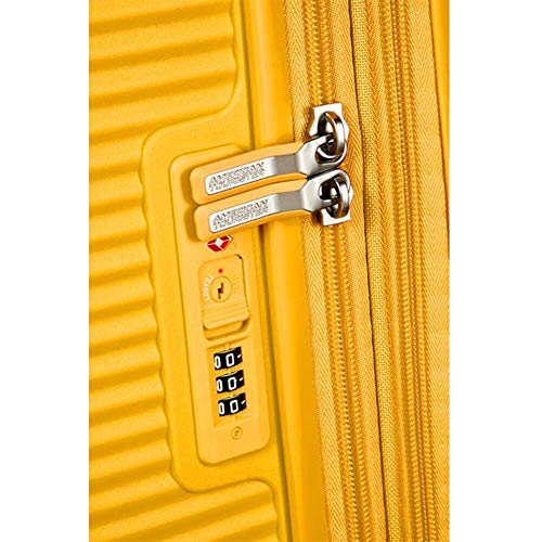 American Tourister Soundbox Spinner Handbag, 77cm - Yellow