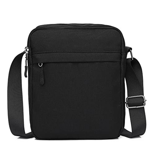 Hanaso Small Black Crossbody Bag - Stylish Unisex Handbag