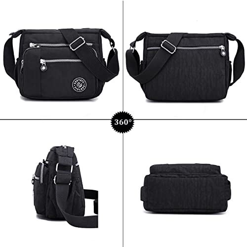 Ecohaso Casual Black Designer Crossbody Handbag