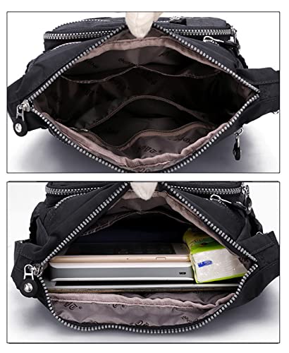 Ecohaso Casual Black Designer Crossbody Handbag