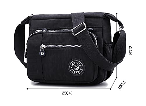 Ecohaso Casual Black Designer Crossbody Handbag