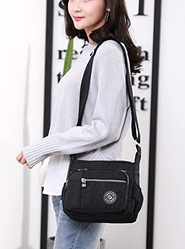 Ecohaso Casual Black Designer Crossbody Handbag