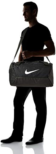 Brasilia Gym Bag by NIKE - Unisex, Black/White