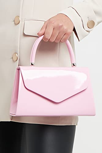 Craze London White Designer Clutch Bag