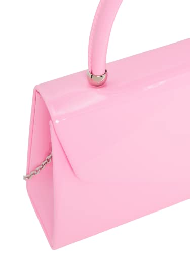 Craze London White Designer Clutch Bag