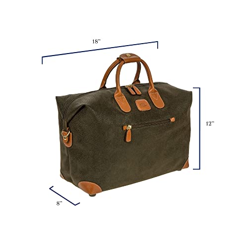 Olive Green 18" Designer Handbag Carry-On Bag