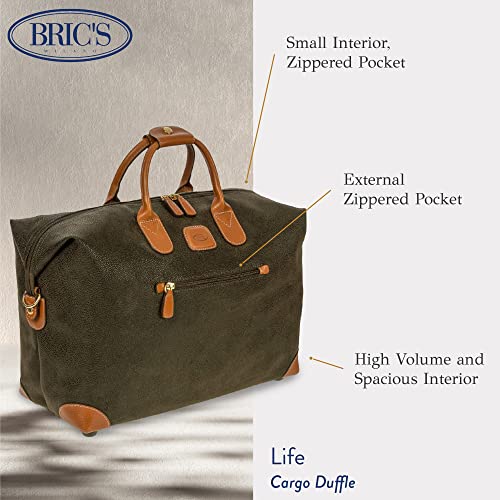 Olive Green 18" Designer Handbag Carry-On Bag