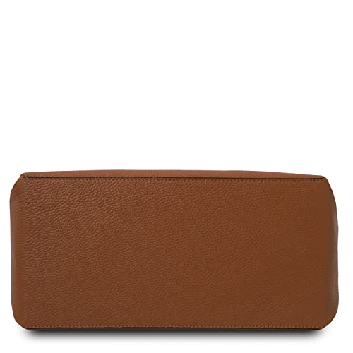 Tuscany Leather TLBag Cognac Designer Handbag