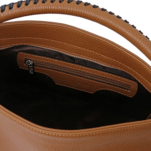 Tuscany Leather TLBag Cognac Designer Handbag