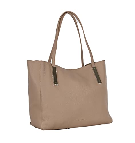 Ted Baker Soft Grain Leather Shopper Tote, Black