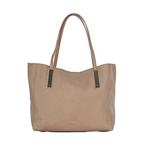 Ted Baker Soft Grain Leather Shopper Tote, Black