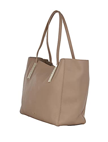 Ted Baker Soft Grain Leather Shopper Tote, Black