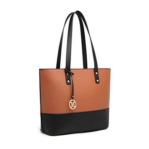 Miss Lulu Large Designer Handbag Set - 3 Pieces