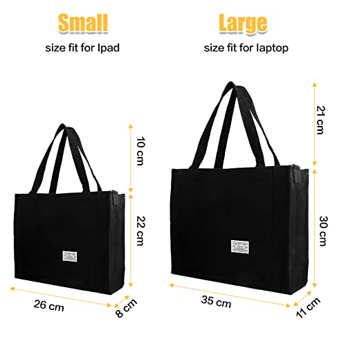 Stylish Large Capacity Women's Shoulder Bag - Black