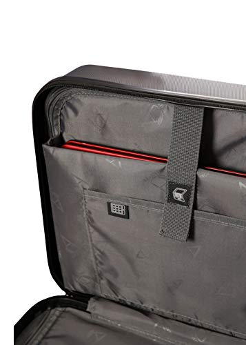 Designer Black handbag with Rolling Laptop Case