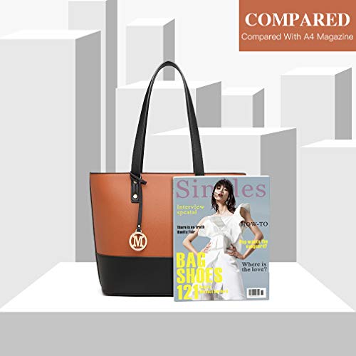 Miss Lulu Large Designer Handbag Set - 3 Pieces