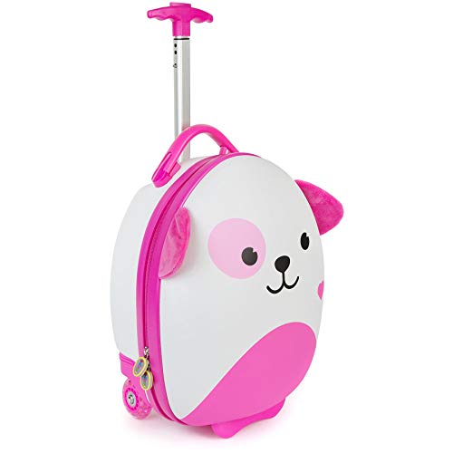 boppi Tiny Trekker Kids Luggage Bag | Pink Dog
