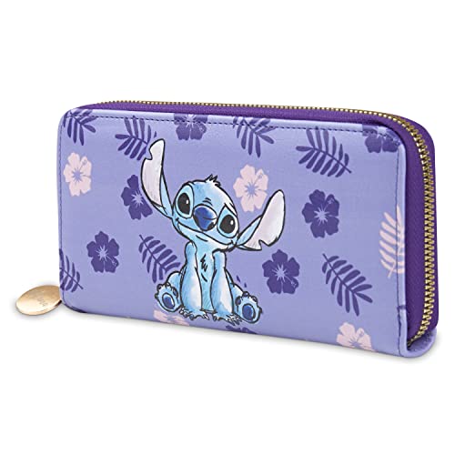 Disney Lilo and Stitch Purple Wallet for Women