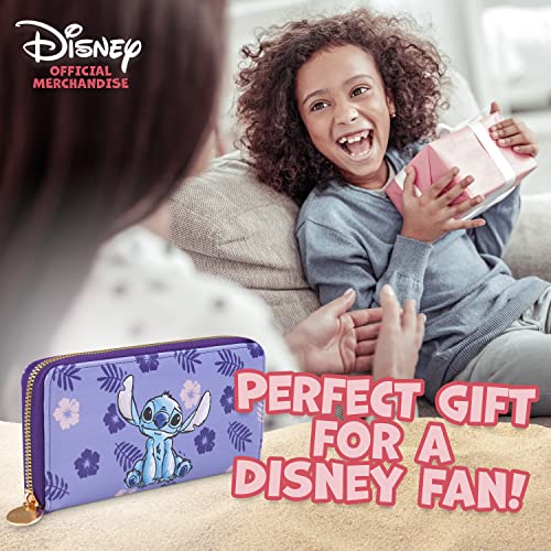 Disney Lilo and Stitch Purple Wallet for Women