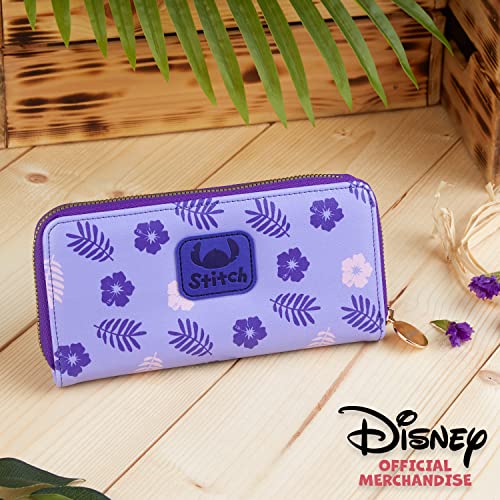 Disney Lilo and Stitch Purple Wallet for Women