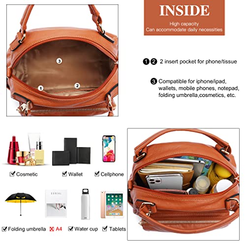 Miss Lulu Designer Bowler Style Handbag for Women