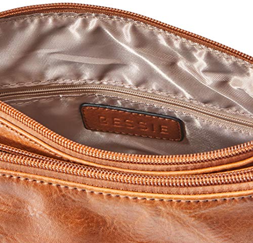 Bessie London Tan Cross Body Bag - One Size