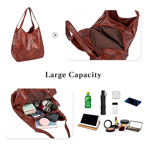 FANDARE Waterproof PU Leather Shoulder Bag for Women