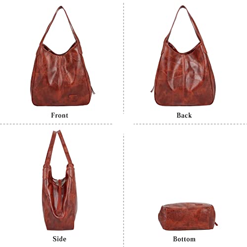FANDARE Waterproof PU Leather Shoulder Bag for Women