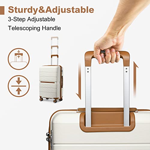 British Traveller 24" Medium Suitcase - Featherweight Polypropylene