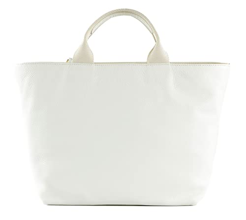 Mandarina Duck Mellow Leather Crossover in Optical White