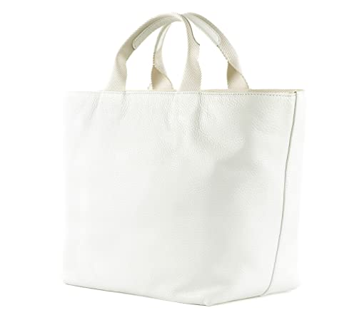 Mandarina Duck Mellow Leather Crossover in Optical White