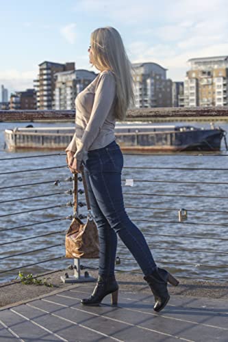 Italian Leather Medium Shoulder Bag - ADAL [White]