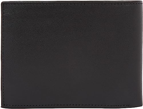 Tommy Hilfiger Men's Black Eton Wallet with Coin Compartment