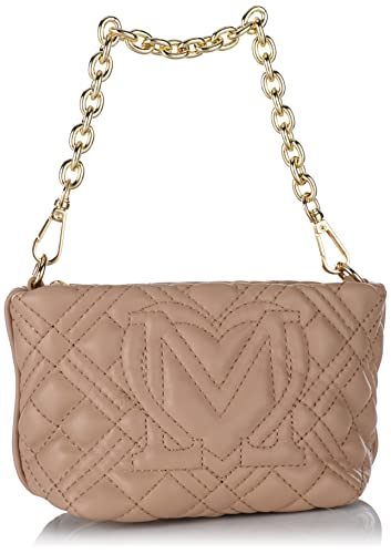 Love Moschino Women's Jc4313pp0fla0 Shoulder Bag, Taupe, One Size
