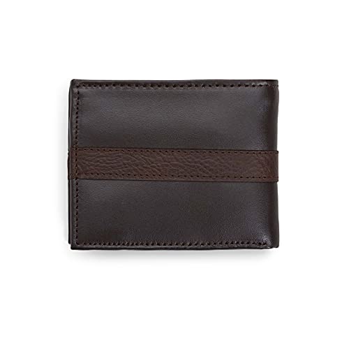 Tommy Hilfiger Men's Leather Bifold Wallet with Coin
