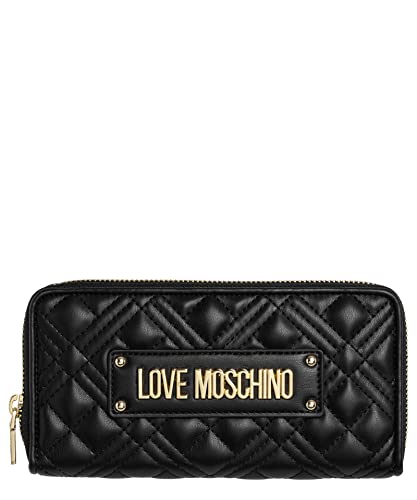 Black Love Moschino Women's Designer Wallet