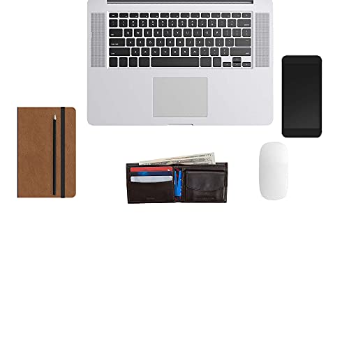 Tommy Hilfiger Men's Leather Bifold Wallet with Coin
