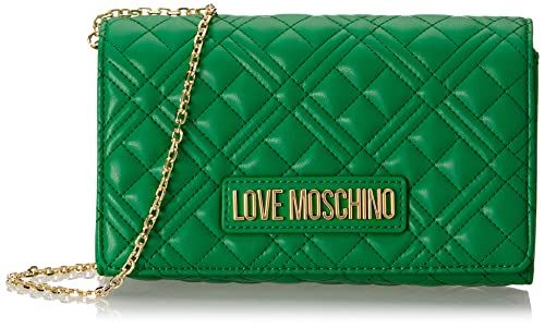 Love Moschino Green Shoulder Bag - 14X22X7