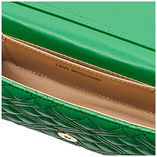 Love Moschino Green Shoulder Bag - 14X22X7