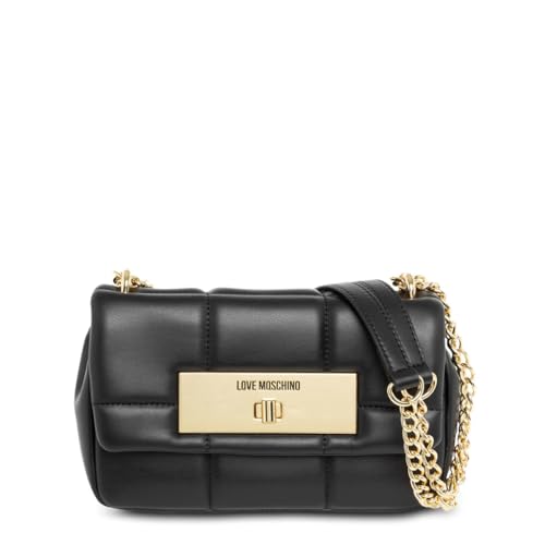 Love Moschino black designer shoulder bag for women