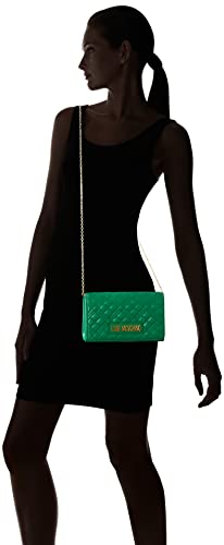 Love Moschino Green Shoulder Bag - 14X22X7