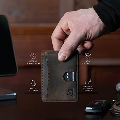 Slim Kings Loot Bifold Credit Card Wallet - Brown