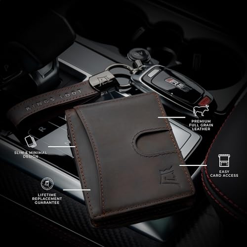 Slim Kings Loot Bifold Credit Card Wallet - Brown