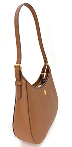 Tory Burch Women’s Emerson Patent Zip Shoulder Bag, Moose