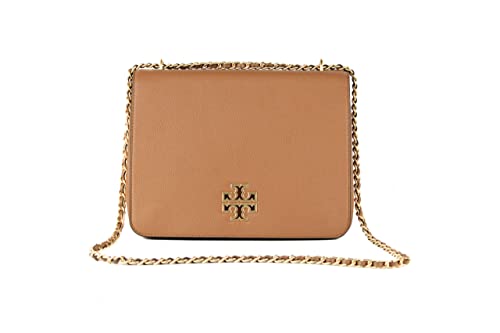Tory Burch Britten Large Brown Leather Shoulder Bag
