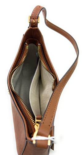 Tory Burch Women’s Emerson Patent Zip Shoulder Bag, Moose