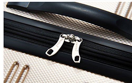 Champagne 2-Piece Set Rockland Hardside Luggage, Melbourne Spinner