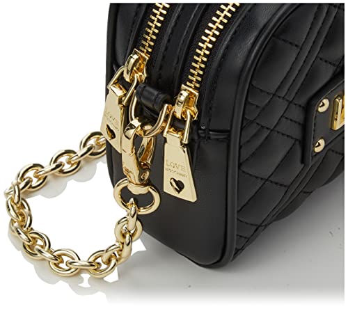 Love Moschino Black Shoulder Bag - 15x19x4